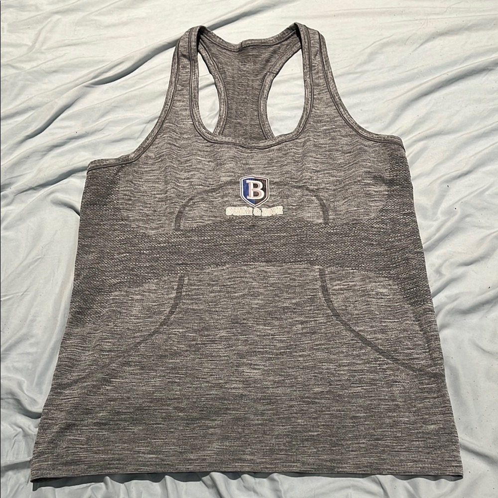 Lululemon Gray Athletic Tank Top